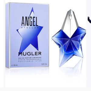 Mugler Angel Blue Star Ornament